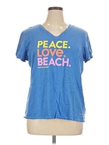 Life Is Good Short Sleeve Top (view 1)