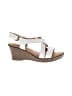 Born 100% Leather White Wedges Size 9 - photo 1