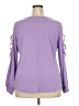 Avenue Purple Long Sleeve Blouse Size 18 Plus - photo 2