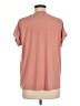 Calvin Klein Pink Short Sleeve Blouse Size M - photo 2