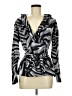 East5th 100% Polyester Silver Long Sleeve Blouse Size M - photo 1