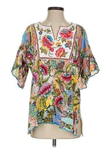 John Mark Short Sleeve Blouse (view 1)