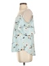 Kaileigh Blue Sleeveless Blouse Size S - photo 5