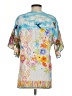 John Mark Teal Short Sleeve Blouse Size S - photo 2