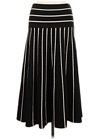 Zimmermann Crush Stripe Midi Skirt (view 1)
