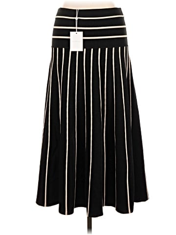 Zimmermann Crush Stripe Midi Skirt (view 2)