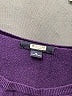 AK Anne Klein Purple Pullover Sweater Size XL - photo 7