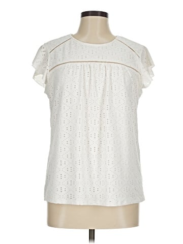 Adrianna Papell Short Sleeve Blouse (view 1)