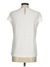 Adrianna Papell Ivory Short Sleeve Blouse Size M - photo 2
