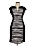 Connected Apparel Graphic Black Casual Dress Size 6 - photo 1