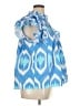 Oliphant 100% Cotton Blue Short Sleeve Blouse Size XL - photo 4