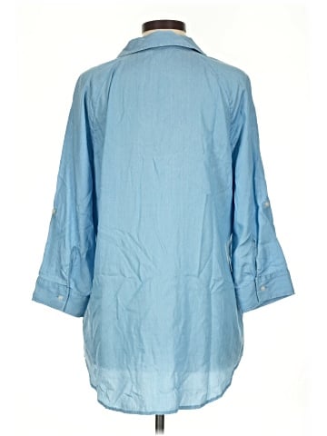 Crown & Ivy 3/4 Sleeve Button-Down Shirt (view 2)
