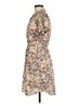 Monteau Floral Tan Casual Dress Size M - photo 5