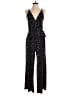 Kaileigh Paisley Black Jumpsuit Size L - photo 1