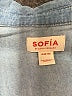 Sofia by Sofia Vergara 100% Cotton Blue Long Sleeve Button-Down Shirt Size 8 - 10 - photo 7