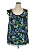 Kim Rogers 100% Polyester Blue Sleeveless Blouse Size 1X - photo 1