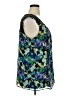 Kim Rogers 100% Polyester Blue Sleeveless Blouse Size 1X - photo 4
