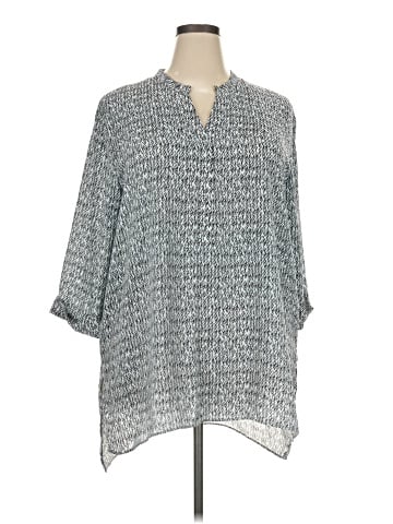 Worthington 3/4 Sleeve Blouse (view 1)