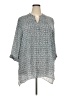 Worthington 100% Polyester Gray 3/4 Sleeve Blouse Size XXL - photo 1
