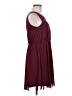 JACK Solid Burgundy Cocktail Dress Size 8 - photo 4
