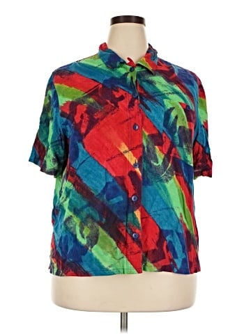 CM Shapes Short Sleeve Blouse (view 1)