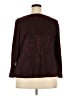 MESMERIZE Burgundy 3/4 Sleeve Top Size 2X - photo 2