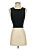 Zara Black Sleeveless T-Shirt Size S - photo 1