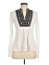 Boden 100% Cotton Ivory Long Sleeve Blouse Size 6 - photo 1