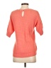 Hinge Orange Short Sleeve Blouse Size S - photo 2