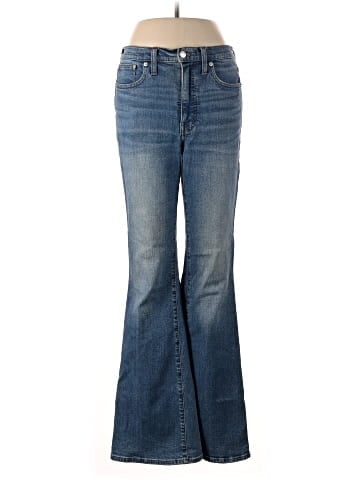 Madewell Skinny Flare Jeans in Fairson Wash (view 1)