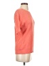 Hinge Orange Short Sleeve Blouse Size S - photo 4