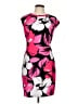 Cache Graphic Pink Cocktail Dress Size 12 - photo 1