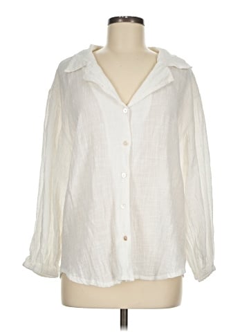 Olivaceous Long Sleeve Blouse (view 1)