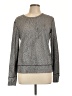 Lululemon Athletica Metallic Gray Pullover Sweater Size 10 - photo 1