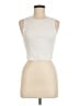 Zara Ivory Sleeveless T-Shirt Size M - photo 1