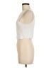 Zara Ivory Sleeveless T-Shirt Size M - photo 5