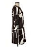 MNG Graphic Brown Casual Dress Size M - photo 4