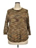 New Directions 100% Acrylic Tweed Brown Pullover Sweater Size 2X - photo 1