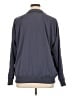 Athleta Animal Print Jacquard Blue Gray Track Jacket Size 1X - photo 2