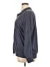 Athleta Animal Print Jacquard Blue Gray Track Jacket Size 1X - photo 5