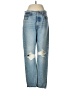 Levi's 100% Cotton Hearts Blue Jeans Size 29 waist - photo 1