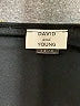 David & Young 100% Polyester Black 3/4 Sleeve Blouse One size - photo 7