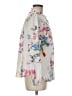 Talbots 100% Cotton Floral Ivory Long Sleeve Blouse Size M - photo 4