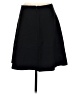 Theory Solid Black Wool Skirt Size 8 - photo 2