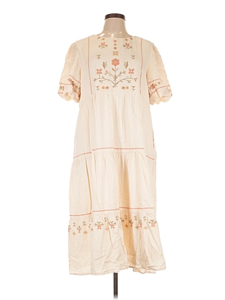 Pre-owned Orange Creek Casual Dress In Ivory