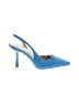 Just Fab Color Block Blue Heels Size 9 - photo 1