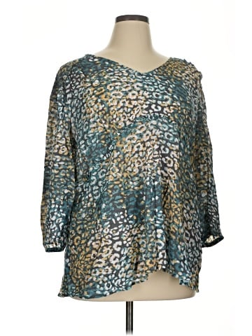 New Directions 3/4 Sleeve Blouse (view 1)