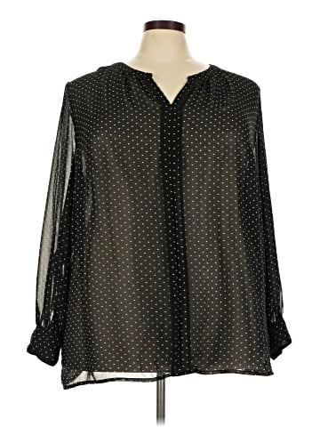 Liz Claiborne Long Sleeve Blouse (view 1)