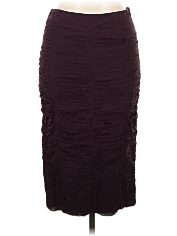 Burberry Silk Ruched Pencil Skirt (view 1)