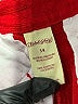 Faded Glory 100% Cotton Solid Red Shorts Size 14 - photo 3